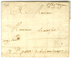 Lettre Avec Texte Daté De Montpellier Le 21 Février 1765 Pour St Pierre De La Martinique. - TB / SUP. - Sonstige & Ohne Zuordnung