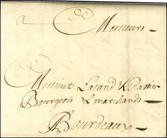 Lettre Avec Très Bon Texte Daté De La Guadeloupe En 1682 Pour Bordeaux. Date Exceptionnellement Précoce. - SUP. - R. - Marques D'entrées