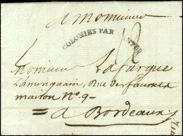 Lettre Avec Très Bon Texte Historique Sur La Révolte Daté Du Cap Le 21 Janvier 1792 Pour Bordeaux. Au Recto, Marque Post - Entry Postmarks