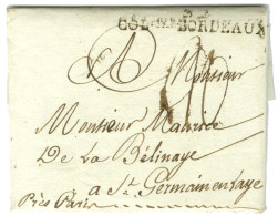 Lettre Avec Très Bon Texte Historique Daté Du Cap Le 26 Septembre 1792 Pour Saint Germain En Laye. Au Recto, Marque Post - Marques D'entrées