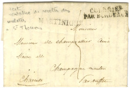 Lettre Avec Très Bon Texte Historique Sur La Tentative De Révolte Des Mulâtres à Saint Thomas, Daté De Saint Pierre De L - Marques D'entrées