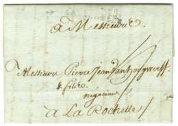 Lettre Avec Très Bon Texte Daté De Port Au Prince Le 12 Octobre 1790 Pour La Rochelle. Au Recto, Marque Postale D'entrée - Marques D'entrées