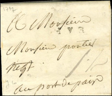 CAP (Jamet N° 10) Sur Lettre Avec Texte Daté Au Cap Le 31 Janvier 1787 Pour Port De Paix. - TB. - R. - Altri & Non Classificati