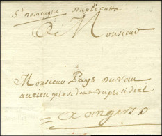 '' St Domingue '' (Jamet N° 2) Sur Lettre Avec Texte Daté De Fort Dauphin Le 10 Avril 1780 Pour Angers. - TB / SUP. - R. - Andere & Zonder Classificatie