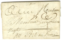 LEOGANE (Jamet N° 6) Sur Lettre Avec Texte Daté Du 9 Janvier 1784 Pour Port Au Prince. - TB. - Autres & Non Classés