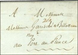 ST LOUIS à Sec (Jamet N° 5) Sur Lettre Avec Texte Daté De St Louis Le 16 Avril 1781 Pour Port Au Prince. - TB. - R. - Sonstige & Ohne Zuordnung