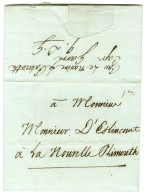 Lettre Avec Très Bon Texte Historique Daté De Bordeaux Le 4 Décembre 1789 Pour La Nouvelle Plymouth. Au Verso, Mention M - Otros & Sin Clasificación