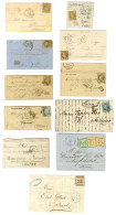 Lot De 11 Lettres De La Guerre De 1870 Pour La Suisse (6 Ballons + 5 Lettres Diverses). - Sammlungen