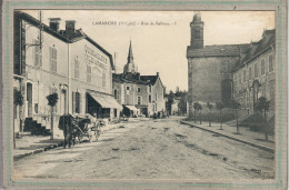 CPA - LAMARCHE (88) - Aspect De La Rue Bellune Au Niveau De La Quincaillerie Au Début Du Siècle - Lamarche