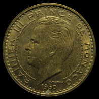 Monaco, Rainier III, 20 Francs, 1950, Cu-Al, SUP (AU), KM#131, G.MC140 - 1949-1956 Anciens Francs