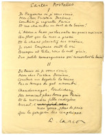 CARCO Francis, François Carcopino-Tusoli, Dit (1886-1958), écrivain. - Autres & Non Classés