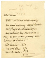 DUMAS Alexandre Père (1802-1870), écrivain Et Homme De Théâtre. - Autres & Non Classés