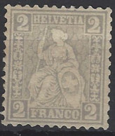 Suiza 0033 * Charnela. 1862 - Unused Stamps