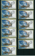 ISRAEL 2020 AIR FORCE HELICOPTERS BASIC RATE 11 ATM MACHINES MNH DETAILS BELOW - Neufs