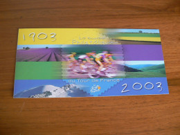 SOUVENIR PHILATELIQUE - FRANCE  TOUR DE FRANCE   - 2003 - Joint Issues