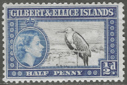 Gilbert And Ellis Islands. 1956-62 QEII. ½d MH. SG 64 - Gilbert & Ellice Islands (...-1979)