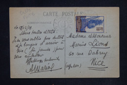 GABON - Affranchissement De Libreville Sur Carte Postale Pour Nice En 1929 - L 148660 - Covers & Documents