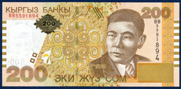 KYRGYZSTAN - KIRGUISTÁN 200 SOM P-22 Alykul Osmonov - Lake Issyk-Kul 2004 UNC - Kirgizïe