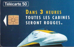 F770  07/1997 - EUROSTAR " 3 Heures "  - 50 GEM2 - 1997