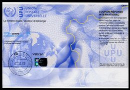 VATICAN  20091104  Coupon Réponse International / International Reply Coupon - Entiers Postaux