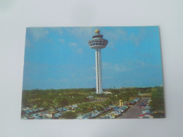 Original Vintage Postcard - Singapore Changi Airport Control Tower  (#2327F) - Singapour