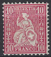 Suiza 0043 * Charnela. 1867 - Ongebruikt