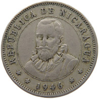 NICARAGUA 25 CENTAVOS 1946  #MA 025426 - Nicaragua