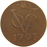 NETHERLANDS UTRECHT DUIT 1794  #MA 061869 - Provincial Coinage