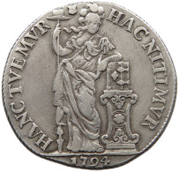 NETHERLANDS UTRECHT 3 GULDEN 1794  #MA 024287 - Provincial Coinage