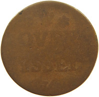 NETHERLANDS OVERIJSSEL DUIT   #MA 064830 - Provincial Coinage