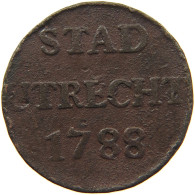 NETHERLANDS UTRECHT DUIT 1788  #MA 067808 - Provincial Coinage