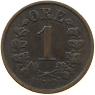 NORWAY ORE 1893 OSCAR II. 1872-1905. #MA 022737 - Norvège