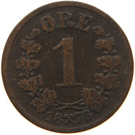 NORWAY ÖRE 1876 OSCAR II. (1872-1907) #MA 064625 - Norvège