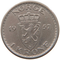 NORWAY KRONE 1957 HAAKON VII. 1905-1957 #MA 064404 - Norvège