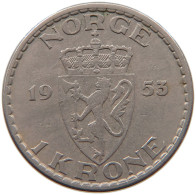 NORWAY KRONE 1953 HAAKON VII. 1905-1957 #MA 064406 - Norvège