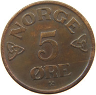 NORWAY 5 ÖRE 1952 HAAKON VII. 1905-1957 #MA 064543 - Noruega