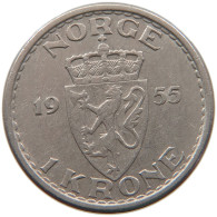 NORWAY KRONE 1955 HAAKON VII. 1905-1957 #MA 064402 - Norvège