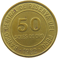 PERU 50 SOLES 1982  #MA 025193 - Pérou