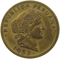 PERU 20 CENTAVOS 1953  #MA 067173 - Perú