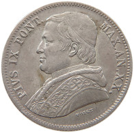 PAPAL STATES 20 BAIOCCHI 1865 R PIUS IX. 1846-1878. #MA 061764 - Vatican