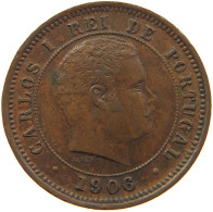 PORTUGAL 5 REIS 1906 CARLOS I. (1889-1908) #MA 065639 - Portugal