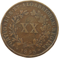 PORTUGAL 20 REIS 1853 MARIA II 1834-1853. #MA 003197 - Portugal