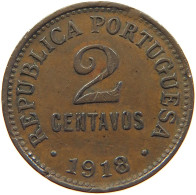 PORTUGAL 2 CENTAVOS 1918  #MA 065633 - Portugal