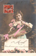 CPA 1 Euro- 1er Avril -(9) -Poisson Fillette - April Fool's Day