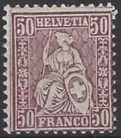 Suiza 0048 * Charnela. 1867 - Ungebraucht