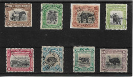 NORTH BORNEO 1909 - 1923 PERF 13½ -14 TO TOP VALUES BETWEEN SG 159 AND 176a FINE USED - Noord Borneo (...-1963)