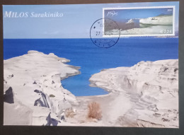 GRÈGE GREECE 2004 / CARTE MAXIMUM / MILOS - Maximum Cards & Covers