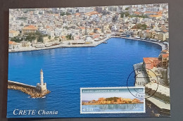 GRÈGE GREECE 2004 / CARTE MAXIMUM / CHANIA - Maximum Cards & Covers