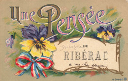 Ribérac * Souvenir Et Une Pensée De La Commune - Riberac