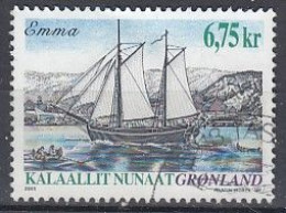 Greenland 2003. Ship "Emma". Michel 407. Used - Usados